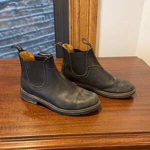 Blundstone Black Leather Ankle Boots